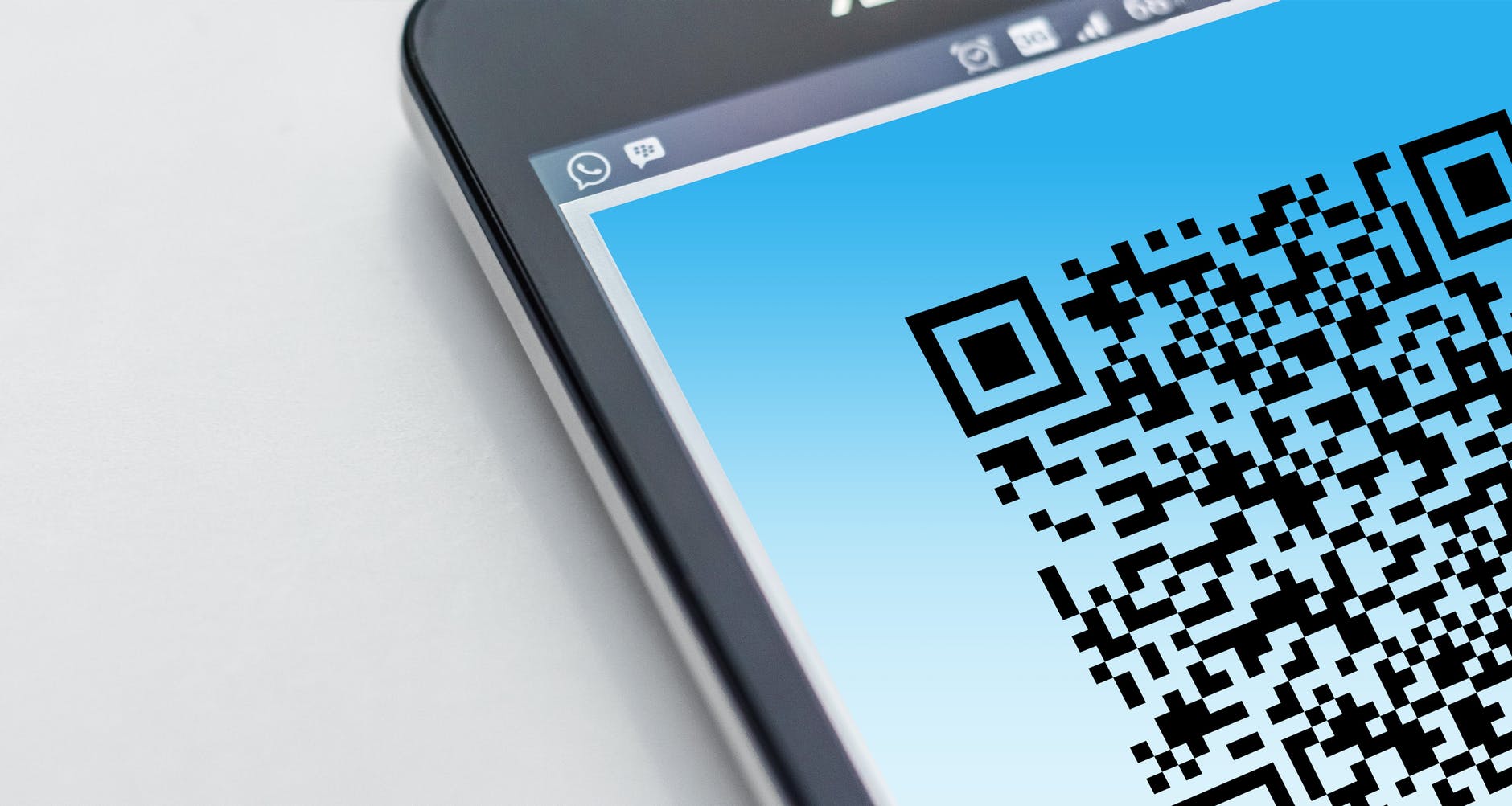 A digital wallet can use a barcode or a QR code to establish payment of goods and services.